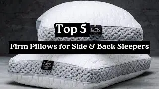 Top 5 BEST Firm Pillows for Side & Back Sleepers in 2026 😴 Neck Pain Relief!