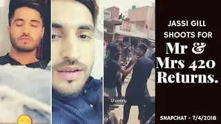 Jassi Gill shoots for Mr & Mrs 420 returns, Snapchat - 7 April 2018