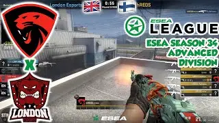 🇫🇮 Helsinki REDS vs 🇬🇧 London Esports NUKE HIGHLIGHTS - ESEA Season 34: Advanced Division - Europe
