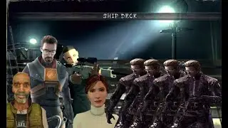 Resident Evil 5 (Me , Gordon Freeman , Eli Vance , Judith Mossman VS 4 Albert Wesker)