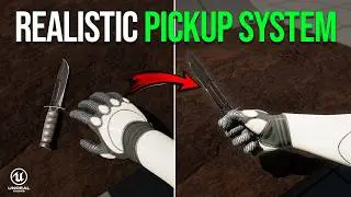 Realistic Pickup System in Unreal Engine 5 (Control Rig + Grip Poses)