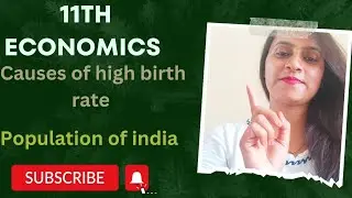 Causes of high birth rate| Population of india | chapter no.6 | Maharashtra board| #economics #fyjc