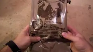 MRE Review - Menu 17 - Pork Sausage Patty Maple Flavored