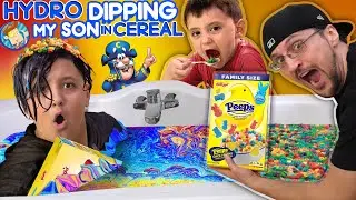BECOMING FAMOUS on INSTAGRAM!  (FV Family Hydro Dipping in Cereal Vlog)