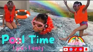 Ayra's Family - Swimming Pool Adventure: Pirates, Tea Party & Mermaid Fun!