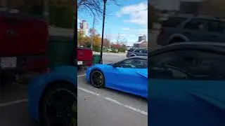 Rapid Blue C8 Corvette
