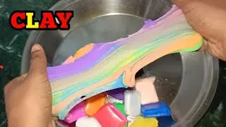 MIXING CLAY AND FLOAM INTU SLIME !! ALEX SLIME VIDEO !! #1million