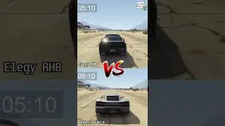 GTA 5 Pegassi Vacca VS Elegy RH8 #shorts