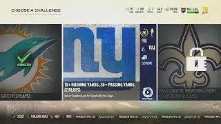 Madden NFL 18 | Gauntlet | Veteran Challenge #16 | 10+ Rushing Yards, 20+ Passing Yards (2 Plays)