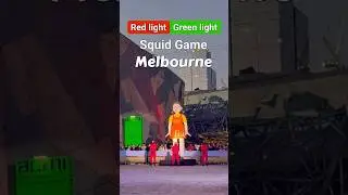 Mum plays Red Light Green Light - Squid Game 3 in Melbourne #squidgame #netflix #koreafestival
