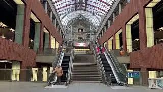 Antwerp Central Train Station. Центральная железнодорожная станция Антверпен.