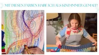DIESES KUNST MATERIAL ERINNERT mich an meine KINDHEIT- Intuitive Kunst  : Sophiesuniversum 