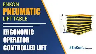 v1614 01 enkon operator controlled air scissor lift table ergonomic positioning parts automotive