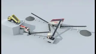 300 TPH Diabase Crushing, Sand Making, Screening Line Full Installation. Diabase to Sand Aggregate