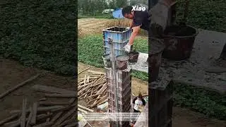 Simple Lifter for Efficient Column Concrete Pouring: A Tool to Help Raise Cement Quickly