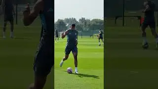 Malick Thiaw's first training session 💪