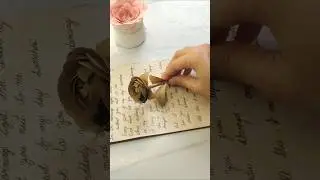 DIY paper flower#aestheticdiy#paperflower #diypapercraft #forhim#bouquet#cutegiftideas#diy