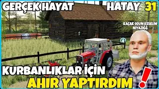 KURBANLIK BESLEMEK İ&Ccedil;İN AHIR YAPTIRDIM ●  ABDULLAH AMCA İLE ORMANDAN KA&Ccedil;AK ODUN KESTİK  GER&Ccedil;EK HAYAT