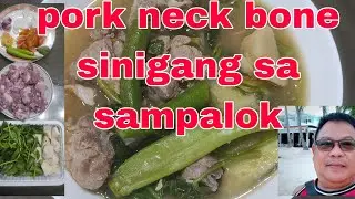 pork neck bone sinigang sa sampalok