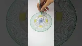 ASMR Geometric Spirograph Art: Relaxing and Mesmerizing Designs! #art #spirograph #shorts #2024
