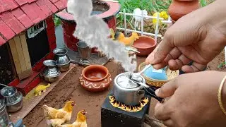 miniature chicken biriyani / pressure cooker biriyani recipe / vistha channel @TheTinyFoods