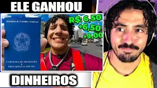 FIZ 8 HORAS DE IFOOD Q NEM UM CLT (por essa não esperava) | Leozin React