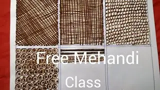 Free Mehandi Class|Beginner Mehandi Designs|Mehandi Class 1 |Barsha's Mehandi Art