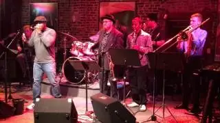 Steve Ewing of 'the Urge' at BB's tonight. Austin Thorn on Trombone