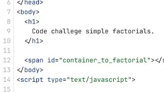 Making a factorial of maths in a simple equations and formula - Coding Challenge