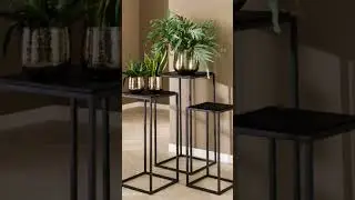 Table Gigogne M&eacute;tal Noir : &Eacute;l&eacute;gance et Fonctionnalit&eacute; pour Votre Int&eacute;rieur