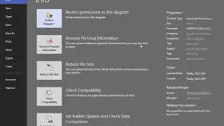 Information Rights Management (IRM) in Visio 2016