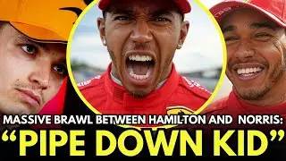 🔥🚨 MASSIVE BRAWL BETWEEN LEWIS HAMILTON AND LANDO NORRIS: 