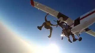 Skydive Promotions From Dubai Robo 2.0 audio launch