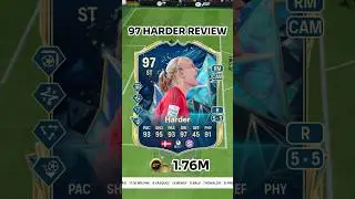 97 TOTS Harder Review 🇩🇰💎 Is She the Most Complete Forward in FC25? #shorts #fc25 #playerreview
