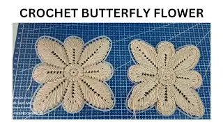 Allaiza&Jamil OFW Mix Diaries  is live!Beautiful Crochet Butterfly Flower Canvas Mesh Design Part 2