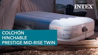 Colch&oacute;n hinchable individual con inflador el&eacute;ctrico | INTEX