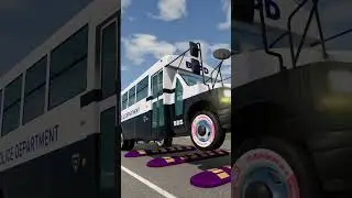 Colorful Cars vs Speed Bumps #49 | BeamNG.drive