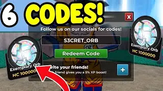 *НОВЫЕ КОДЫ* ​​ВСЕ РАБОЧИЕ КОДЫ ОБНОВЛЕНИЯ ULTRA ORB ДЛЯ DRAGON SOUL! Roblox