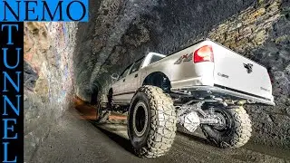 Abandoned Train Tunnel 24 (NEMO Tunnel) In Wartburg Tennessee W/ Solid Axle Chevy S-10 on 40s