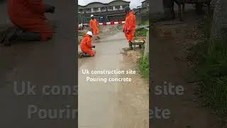 Uk construction site pouring concrete hard life in uk #construction #hardlife #england