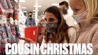 COUSIN GIFT EXCHANGE AND NAME DRAWING | EXTENDED FAMILY CHRISTMAS PRESENTS SHOPPING SPREE HAUL