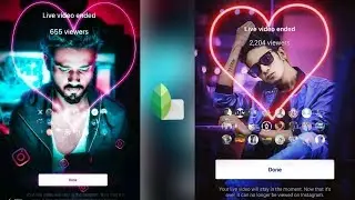 Snapseed Instagram Live Ended Editing Tricks | Unic Instagram Viral Editing | Android App