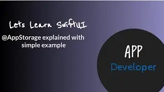 @AppStorage  in SwiftUI