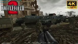 Battlefield 2 Project Reality Mod 50 vs 50 4k gameplay