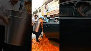 Puri Car Red Momos Se Bhari 😱 | Police Shocked Funny Food Experiment #FoodExperiment #Funny #Shock