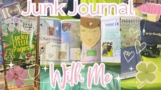 Junk Journal with Me at Lucky Little Pages: A Creative Day Out! 🍀🌈📓