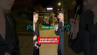 Ukrainian girl reveals her favorite type of guy to date❤️ #warsaw #ukrainiangirl