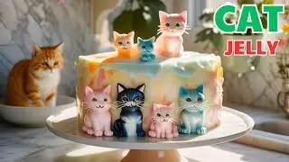 Как сделать кошку из желе | Съедобное искусство своими руками: создаём очаровательную кошку из желе