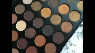 Morphe 35R Ready Set Gold Palette / Swatches & Tutorial