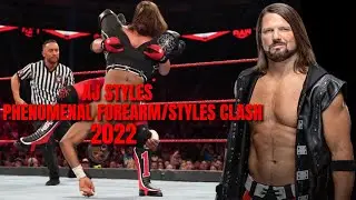 Aj Styles - Phenomenal forearm/Styles clash compilation 2022